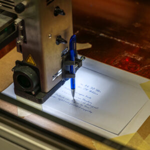 "Handgeschriebene Karten mit dem 3D-Drucker anfertigen? – Das geht!" – Workshop vor Ort im ViNN:Lab