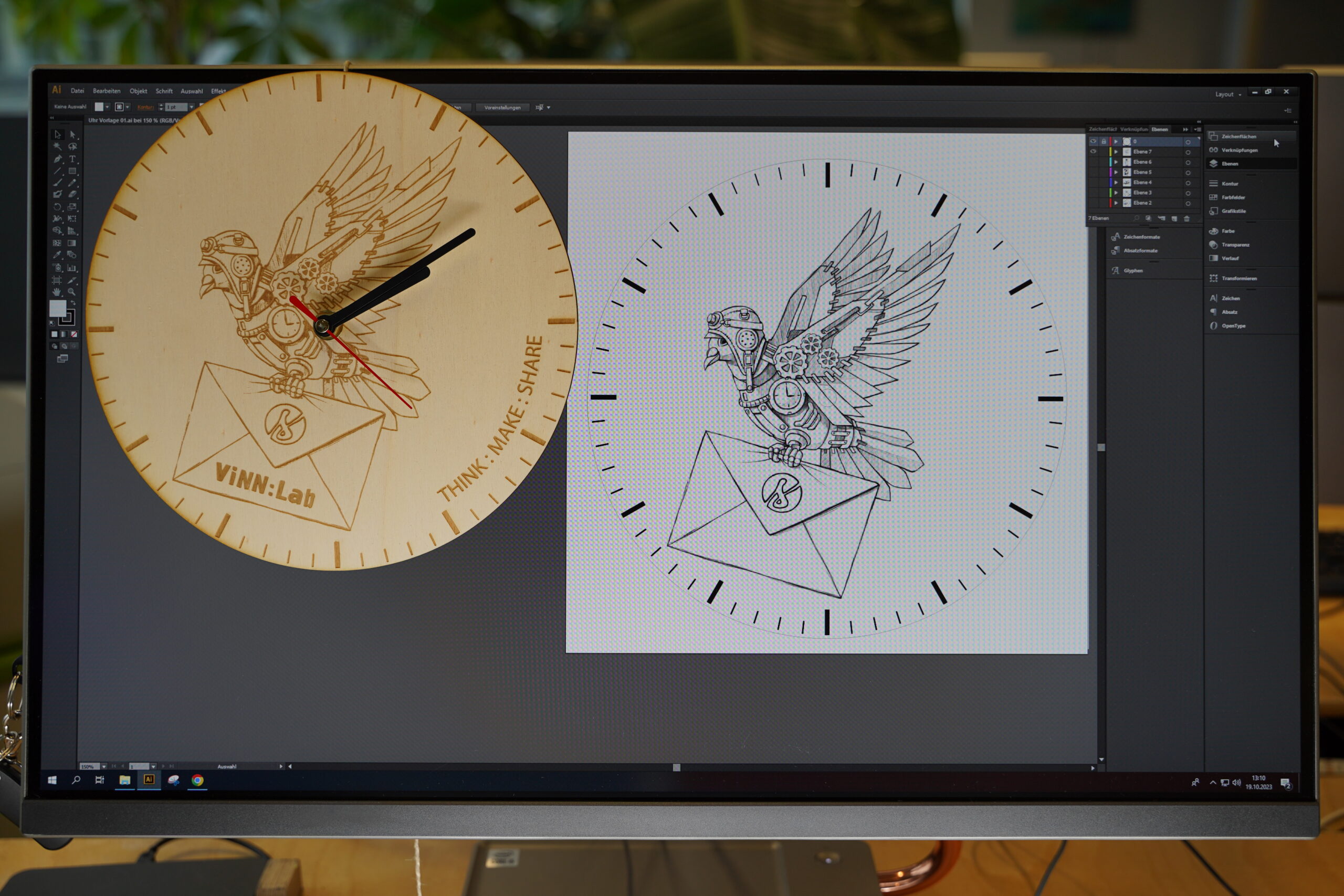 "Uhren Lasern & Lasercut Basics" – Workshop vor Ort im ViNN:Lab