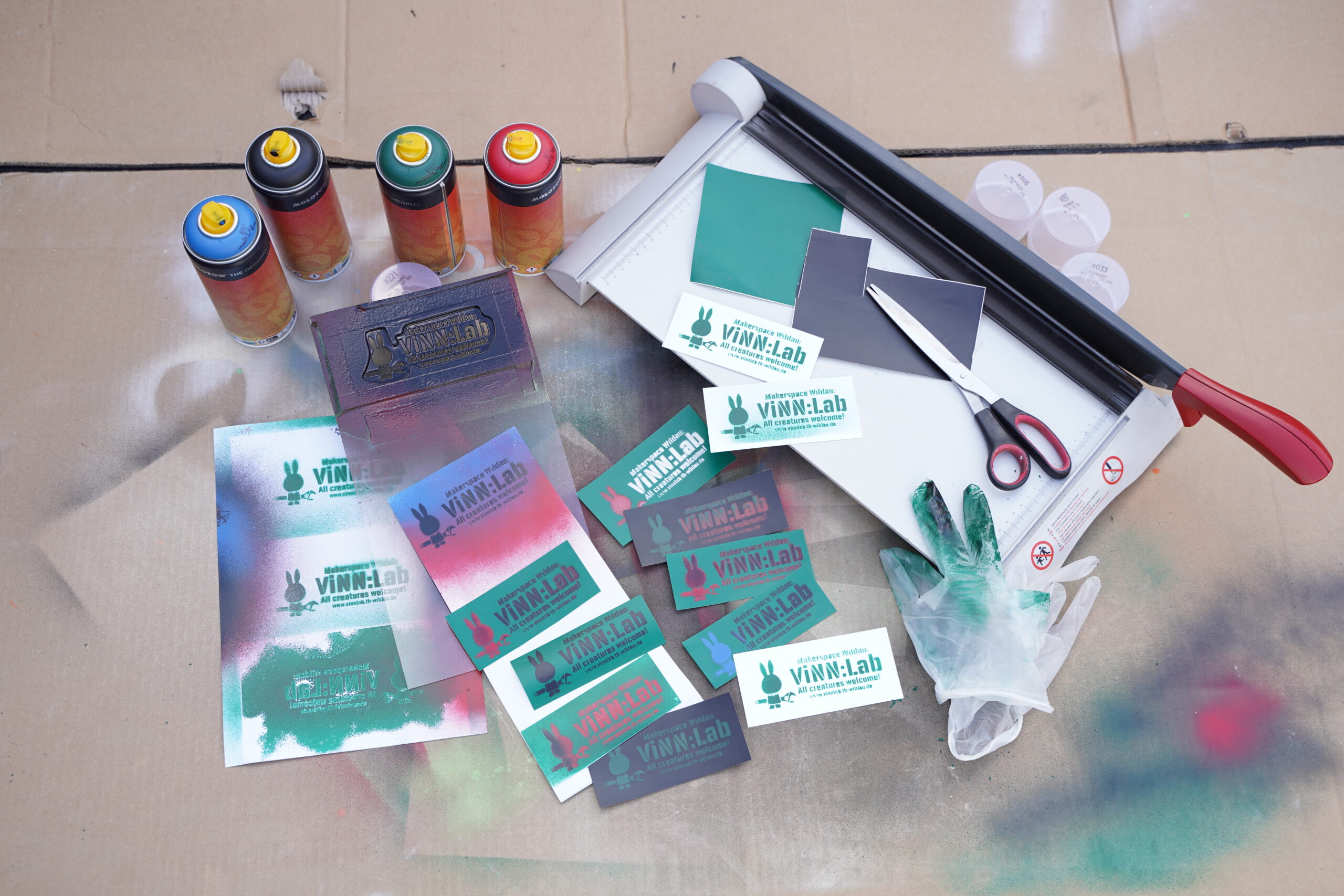 "DIY Stencil-Aufkleber" – Online-Workshop