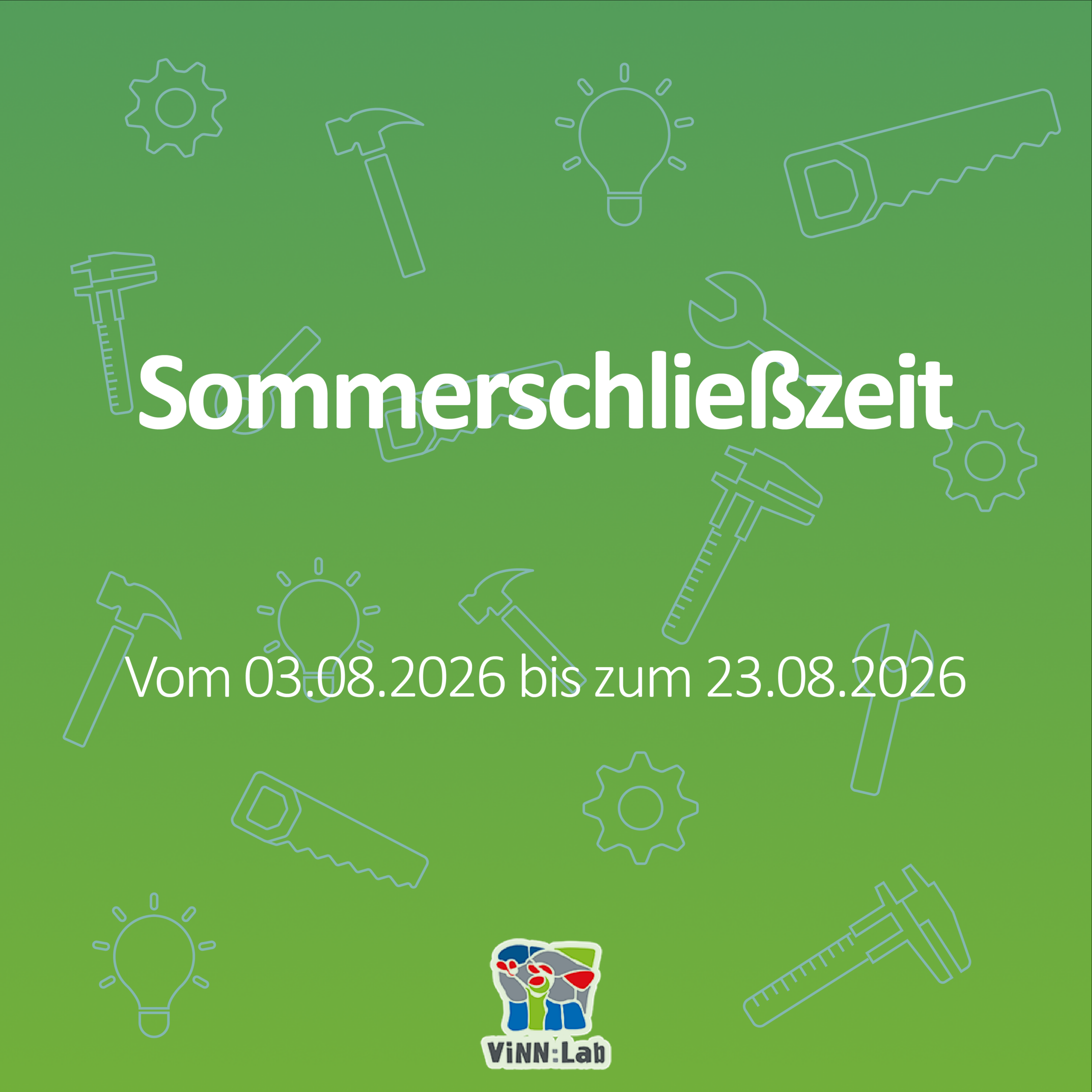 Sommerschließzeit