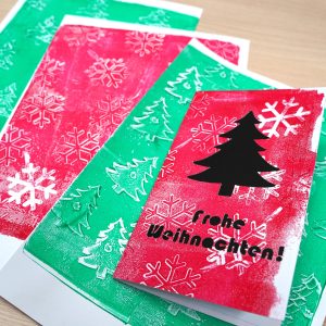 "Weihnachtskarten basteln" – Workshop vor Ort im ViNN:Lab