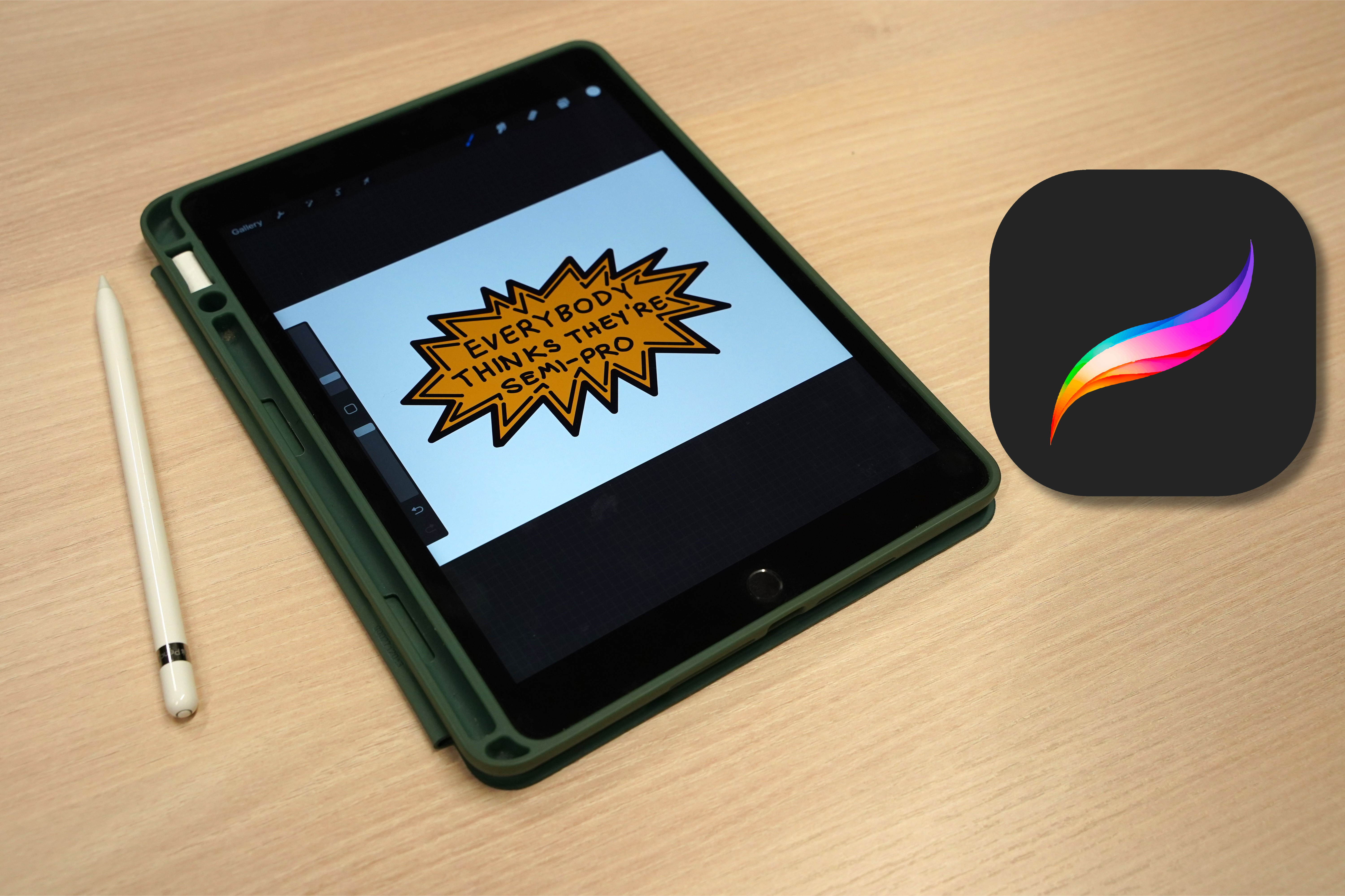"Sticker erstellen mit der Procreate App fürs iPad" – Online-Workshop