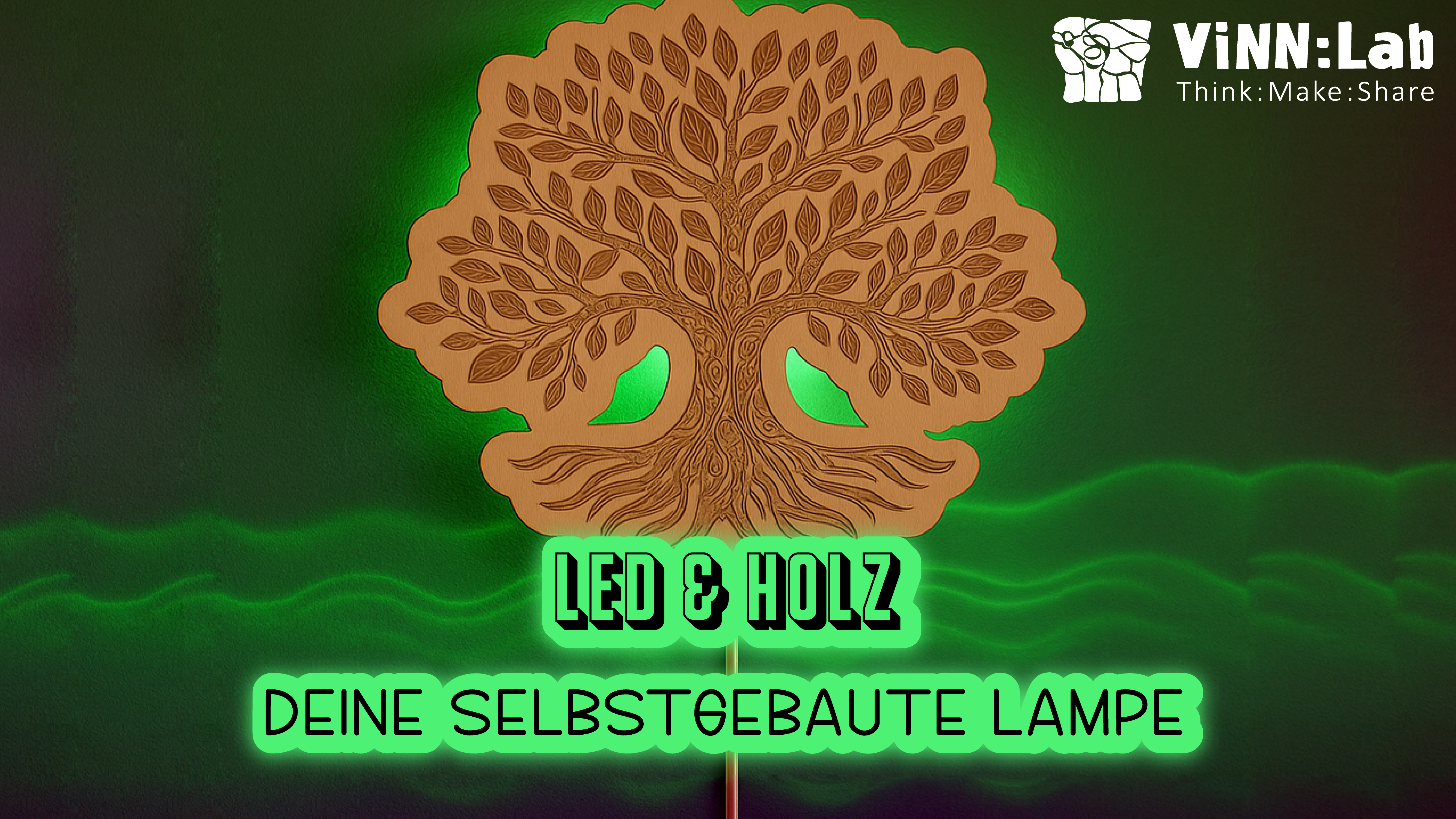 "LED & Holz - Deine selbstgebaute Lampe" – Online-Workshop